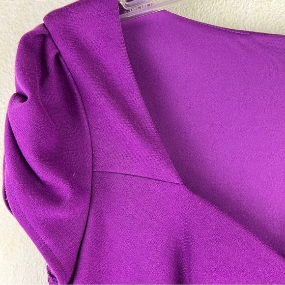 ADRIANNA PAPELL Purple Evening Dress. Beautifully tailored & lined. Party weddin - Picture 6 of 10